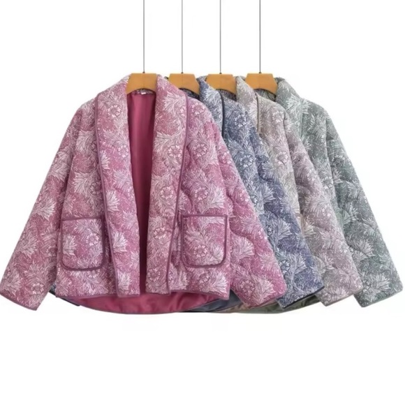 🔥SUMMER SALE🔥NWOT Floral pink Women's Jacket - Picture 7 of 7